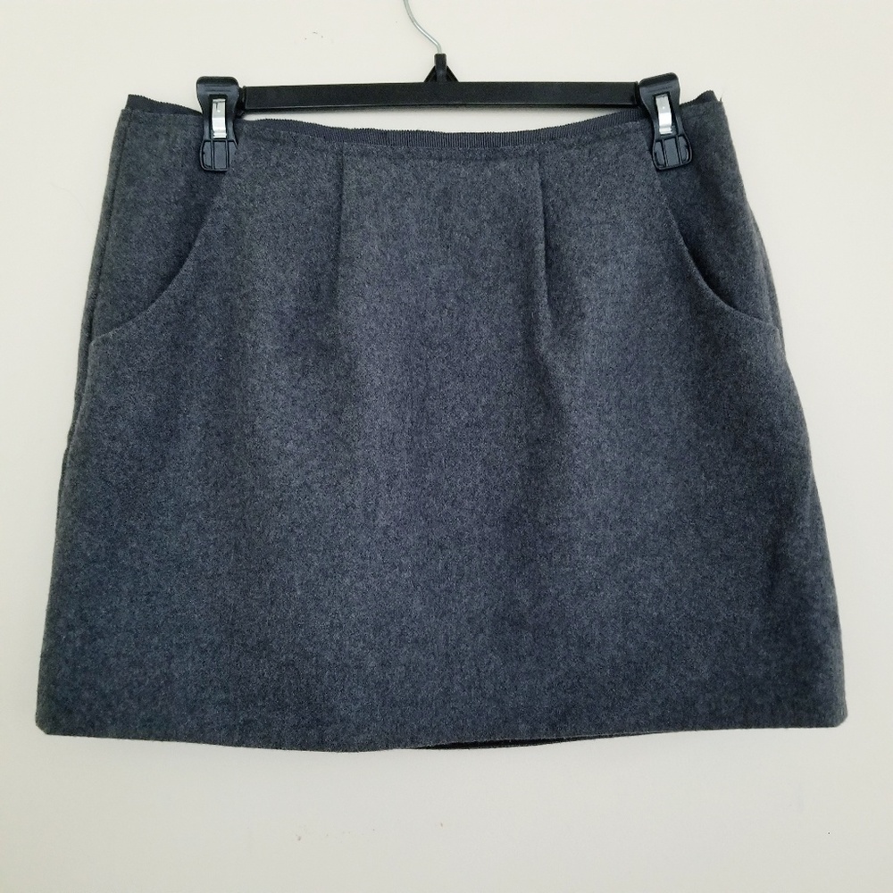 J. Crew Wool Mini Skirt Size 6